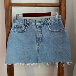 Vintage Hollywood The Jean People Mini Denim Skirt